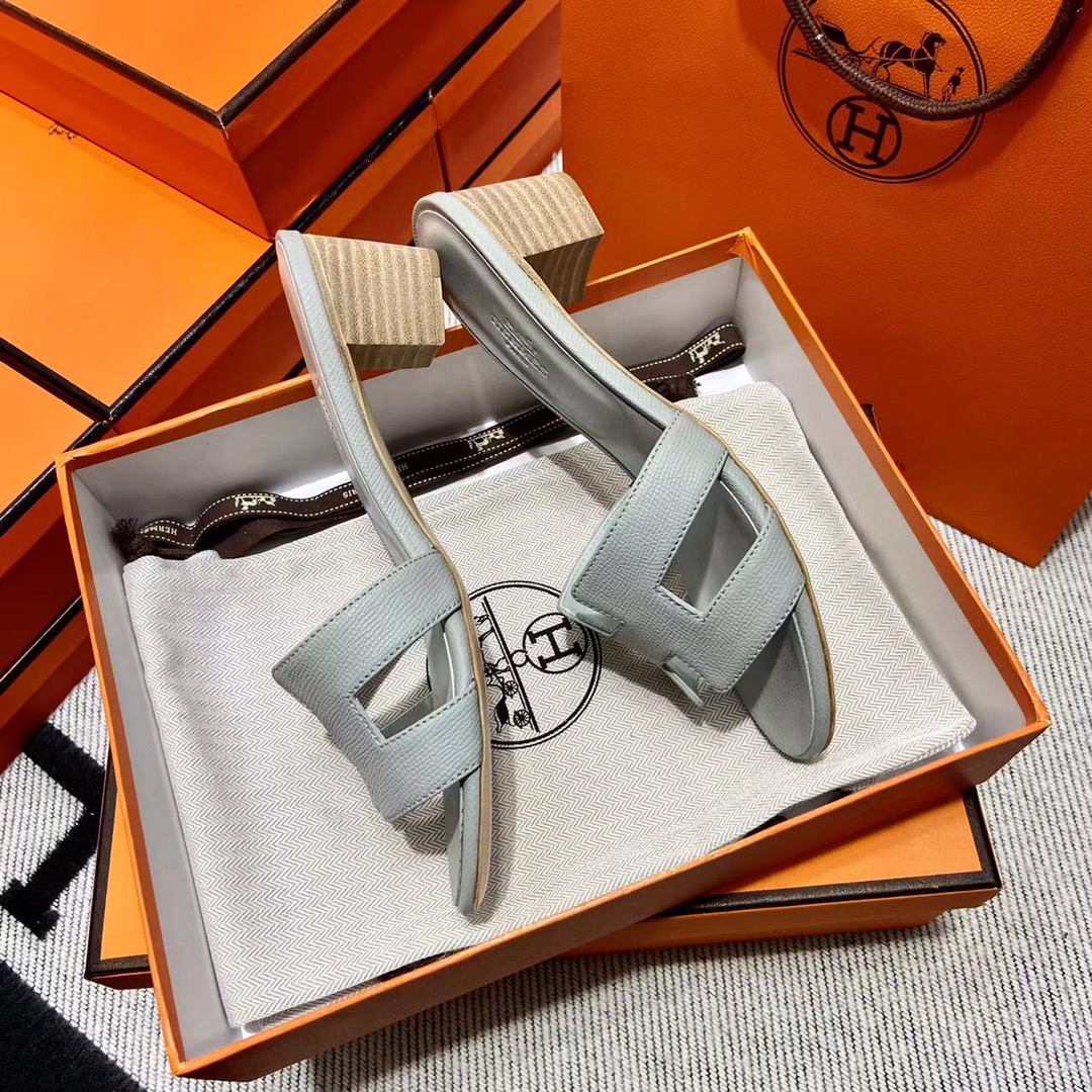 에르메스 올수공 오아시스 슬리퍼 샌들 앱송 60